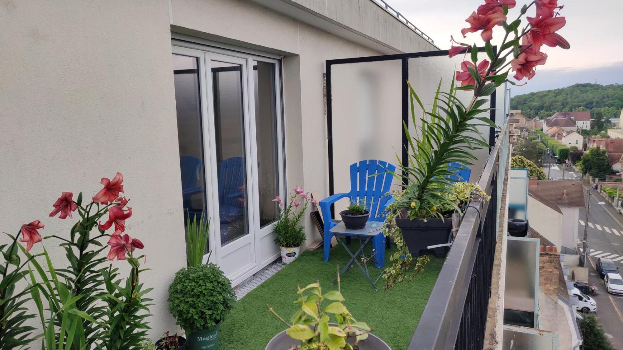 Appartement entier avec beau balcon - 5 minutes à pied de Melun Gare Exterior foto